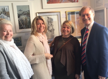 Local MP supports artists at Two Tree Gallery opening